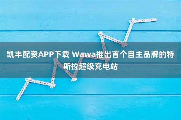 凯丰配资APP下载 Wawa推出首个自主品牌的特斯拉超级充电站